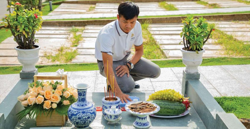 chăm sóc mộ phần hạc cảnh viên 