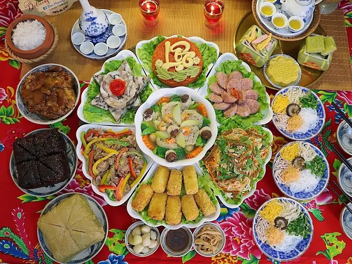 mâm cúng Tết thanh minh