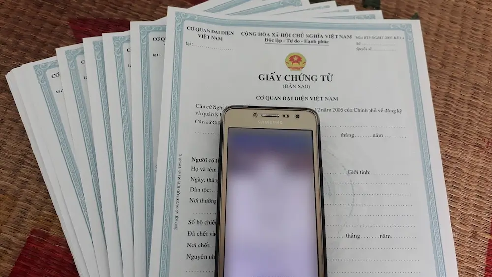 Thủ tục cấp giấy chứng tử